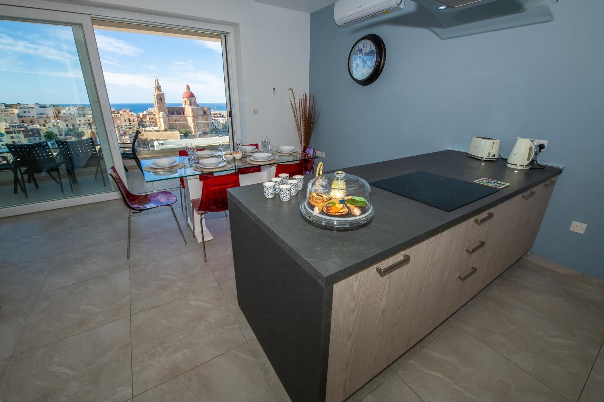 Clifftop Modern Apartment Mellieħa Zewnętrze zdjęcie