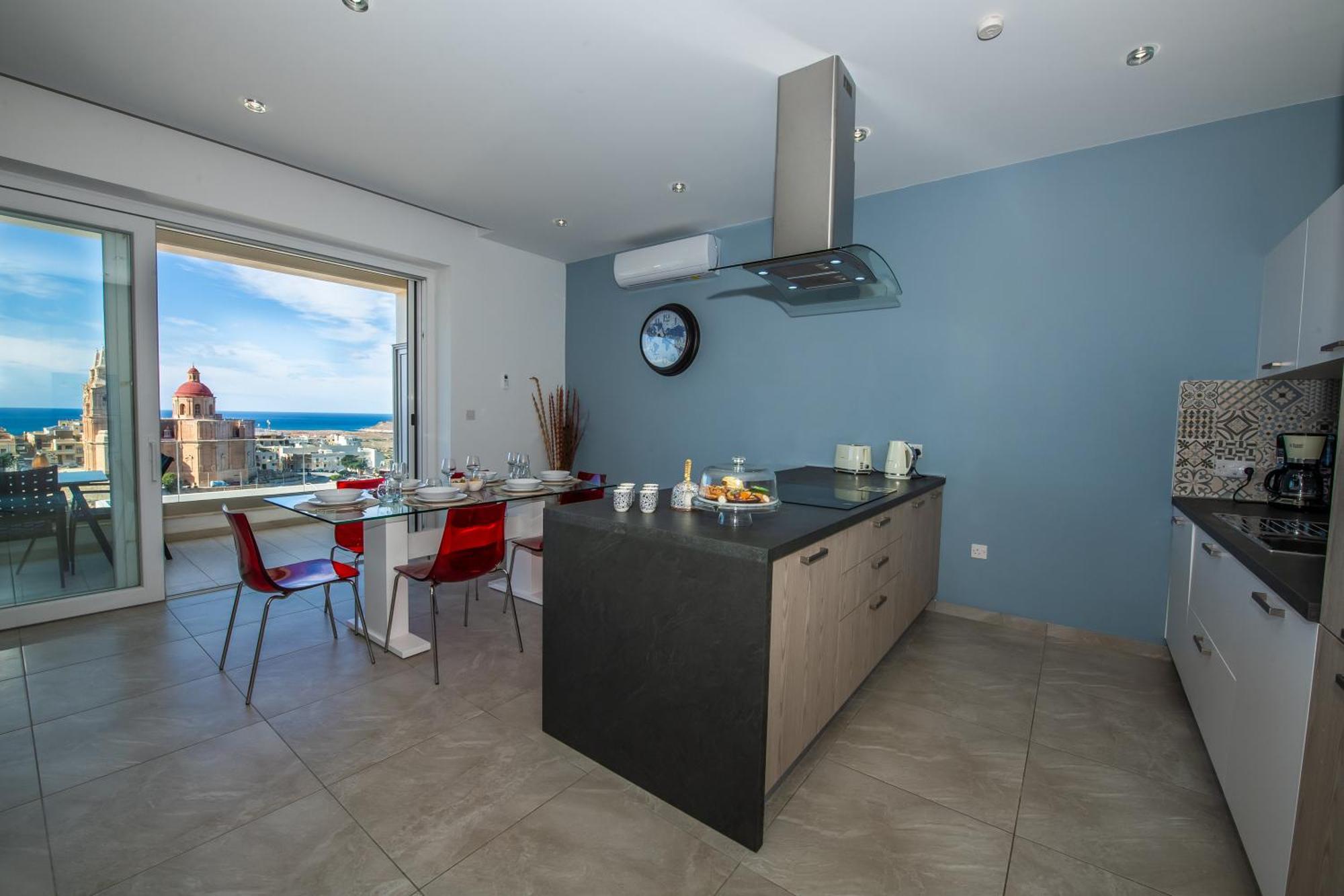 Clifftop Modern Apartment Mellieħa Zewnętrze zdjęcie